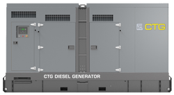 Дизельный генератор CTG 165D в кожухе