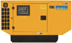 Дизельный генератор Aksa AP 33 в кожухе с АВР