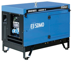 Дизельный генератор SDMO DIESEL 10000 E AVR SILENCE с АВР