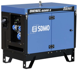 SDMO DIESEL 6000 E AVR SILENCE производство Франция