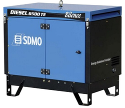 Дизельный генератор SDMO DIESEL 6500 TE AVR SILENCE с АВР