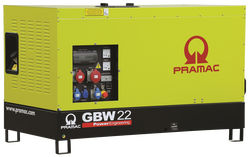 Электростанция Pramac GBW 22 Y в кожухе