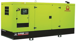 Дизельный генератор Pramac GSW 190 I в кожухе с АВР