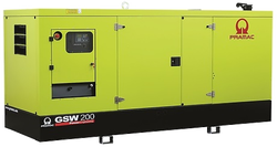 Дизельный генератор Pramac GSW 200 P в кожухе с АВР