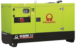 Дизельный генератор Pramac GSW 35 Y в кожухе