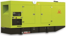 Дизельный генератор Pramac GSW 510 V в кожухе с АВР