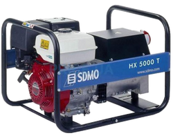 Бензиновый генератор SDMO HX 5000 TC (HX 5000 TS)